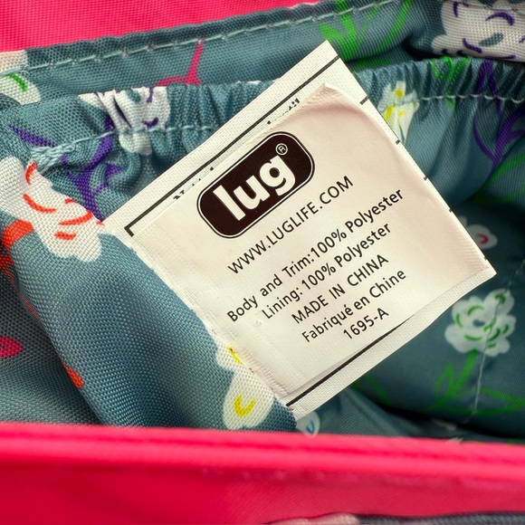 Lug Huddle Quilted Shoulder- Crossbody Bag, Gunmetal Chain Strap Magenta Pink - Picture 10 of 15